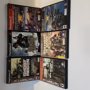 Playstation 2 Lot‎ of 6 Games